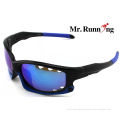 Multi-angular Frame Polarized Cycling Sunglasses Uv400 Breathing Holes Lens For Men